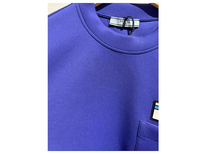 PRADA Tops T.Internacional XS Poliéster Azul - vista 2