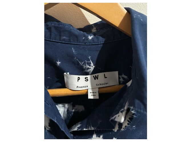 PROENZA SCHOULER Tops T.Internacional XS Algodón Azul - vista 6