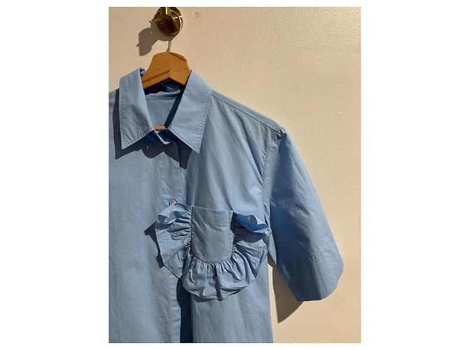 MARNI Tops T.Internacional XS Algodón Azul - vista 2