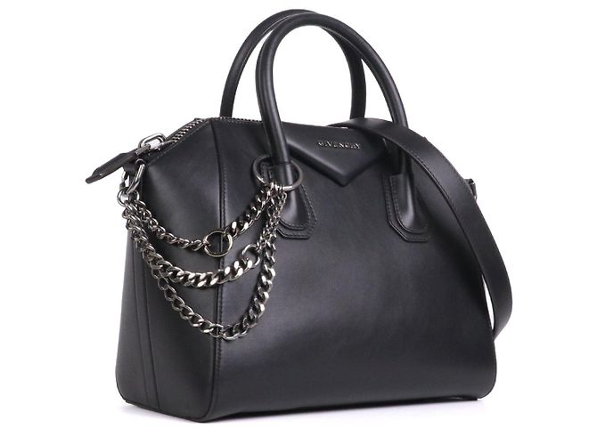GIVENCHY - Borsa Antigona di Givenchy in pelle liscia nera Nero - vista 2
