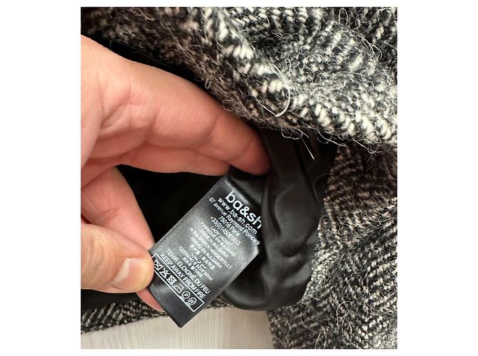 Ba&Sh Talya structured wool jacket grey - view 7