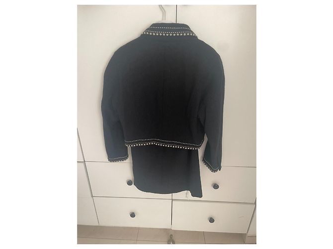 Cambon Chanel Vintage-Anzugset von 1987 Schwarz - Ansicht 2