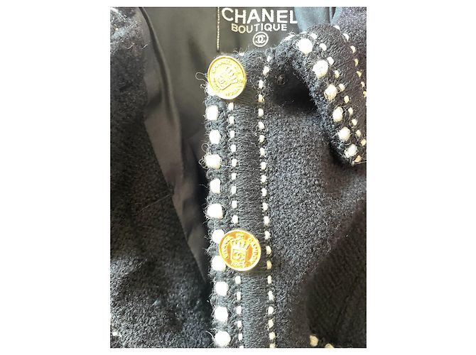 Cambon Chanel Vintage-Anzugset von 1987 Schwarz - Ansicht 7