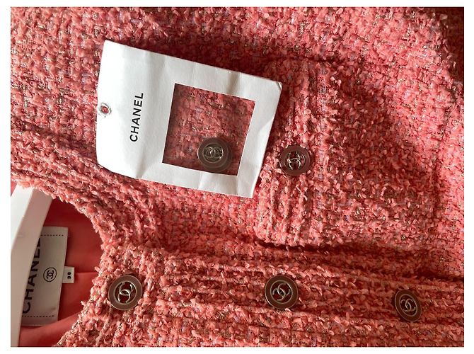 Cambon Chaqueta de durazno Chanel 2020 Melocotón - vista 10