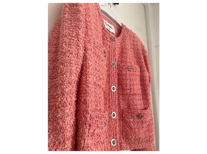 Cambon Chaqueta de durazno Chanel 2020 Melocotón - vista 11