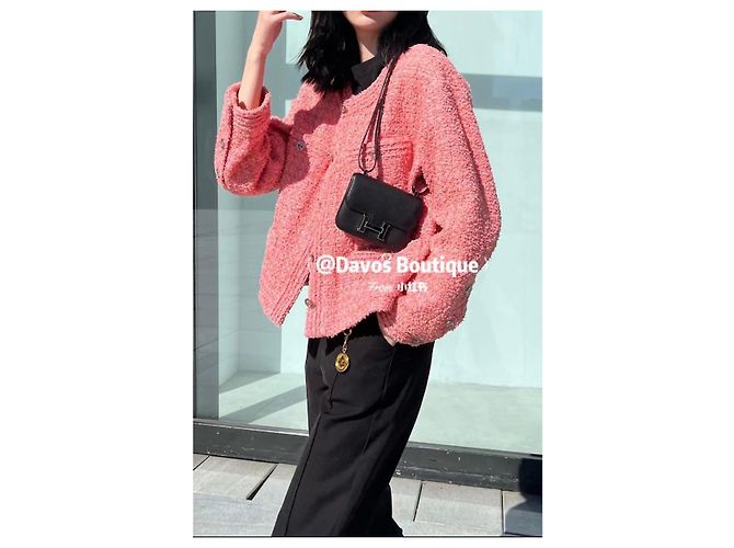 Cambon Chaqueta de durazno Chanel 2020 Melocotón - vista 12
