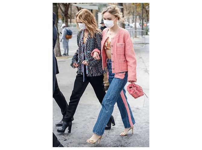 Cambon Chaqueta de durazno Chanel 2020 Melocotón - vista 3