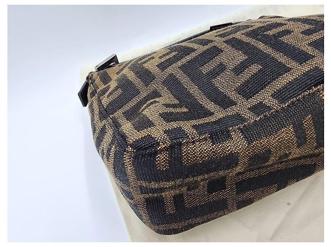 Borsa Fendi Baguette Zucca Zucchino Marrone - vista 10