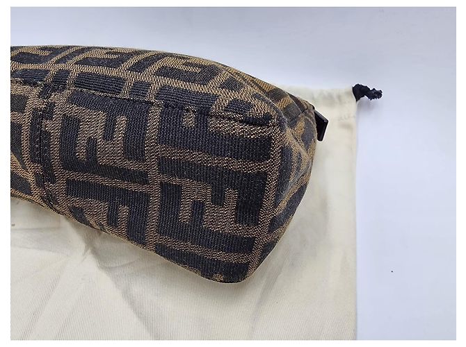 Borsa Fendi Baguette Zucca Zucchino Marrone - vista 12
