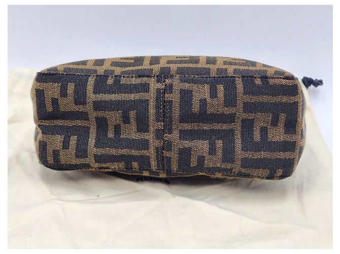 Borsa Fendi Baguette Zucca Zucchino Marrone - vista 9
