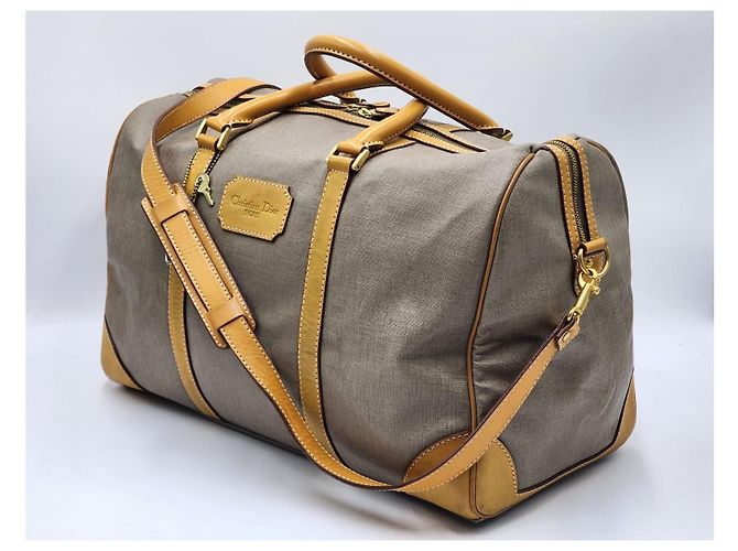 Détective Borsa da viaggio Boston Christian Dior Cammello - vista 5