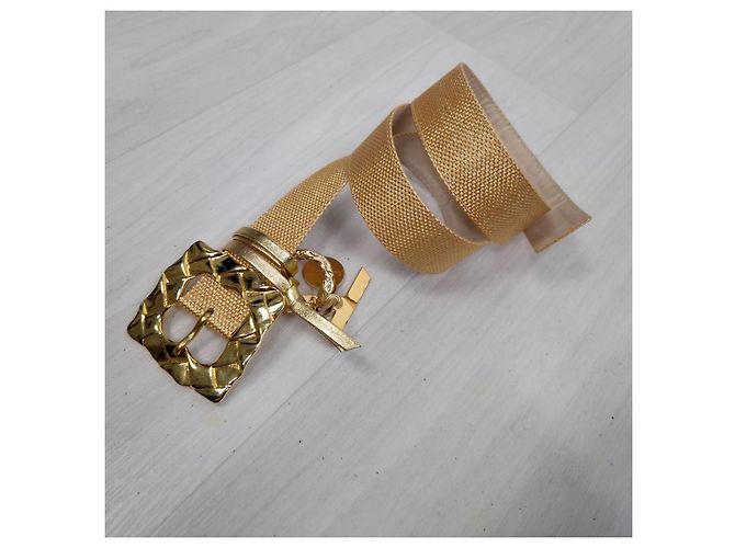 Yves Saint Laurent Vintage YSL goldene Gürtel - Ansicht 3