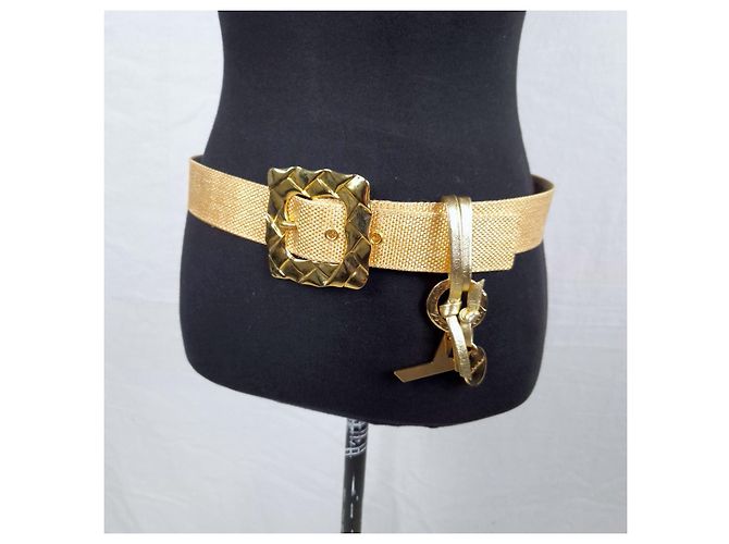 Yves Saint Laurent Vintage YSL goldene Gürtel - Ansicht 9