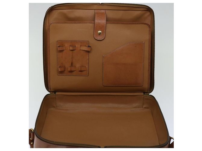 Céline Borsa a mano in tela Macadam CELINE PVC 2 vie marrone Auth 66506 - vista 15