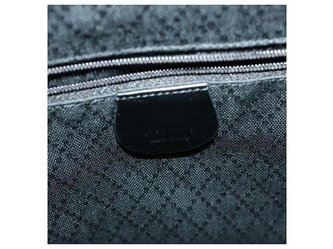 Borsa a mano in nylon GUCCI Bamboo 2way nera 002 3754 0506 Auth ep3379 Nero - vista 15