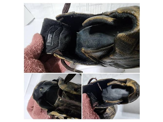 Fendi Zucca Canvas- und Leder-Sneaker in Tabakbraun/Schwarz Größe 6 und halb - Ansicht 12