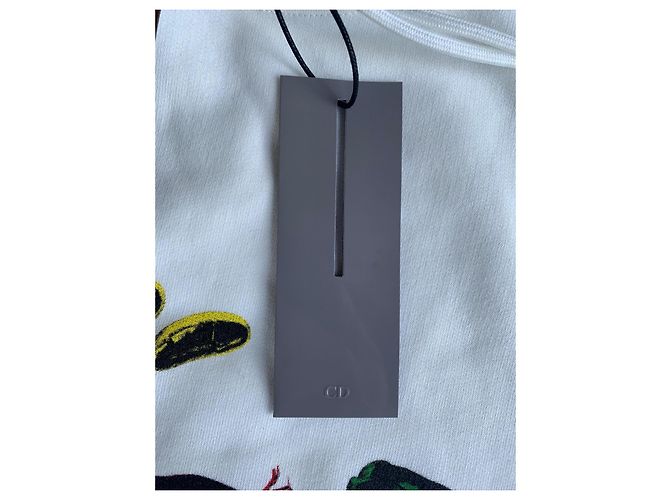Dior x Cactus Jack Sweatshirt Weiß Baumwolle Größe M - Ansicht 3