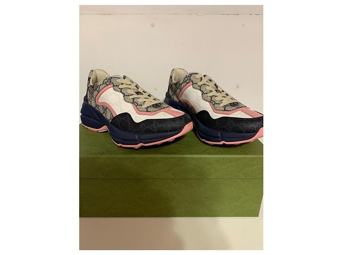 Marmont Gucci Rython Sneaker aus Leder rosa Größe 37 Pink - Ansicht 2