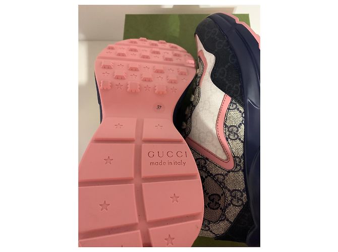 Marmont Gucci Rython Sneaker aus Leder rosa Größe 37 Pink - Ansicht 6