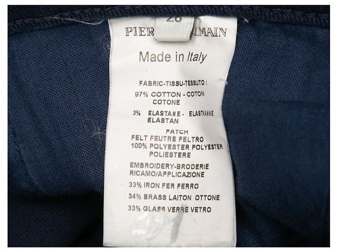 PIERRE BALMAIN Pantaloni T.FR 28 Denim - Jeans - vista 5