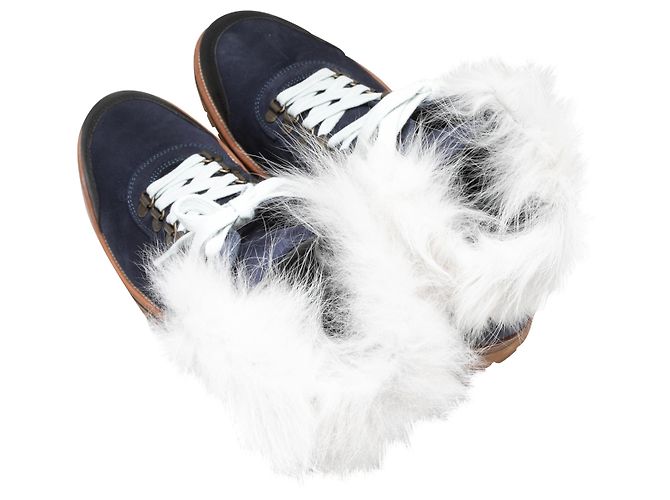 MR & MRS ITALY Botines T.EU 40 Ante Azul marino - vista 3