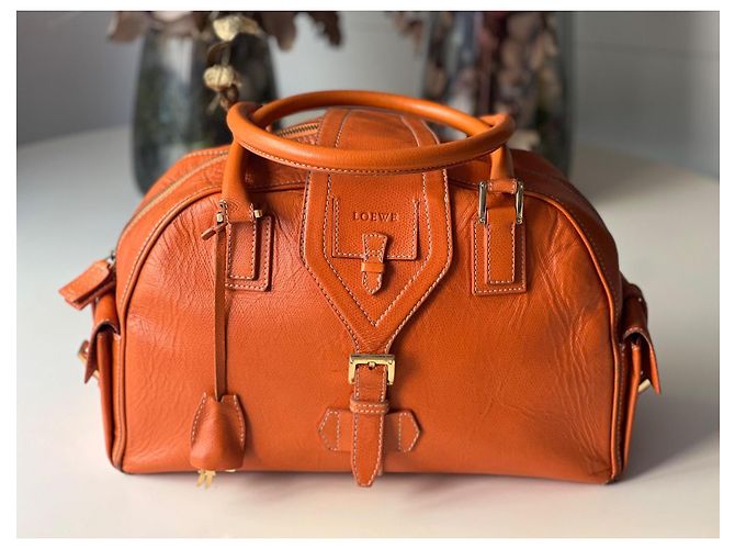 Borsa a mano Loewe Amazona marrone pelliccia Marrone chiaro - vista 3