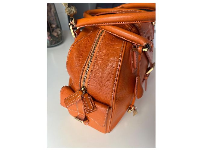 Borsa a mano Loewe Amazona marrone pelliccia Marrone chiaro - vista 6