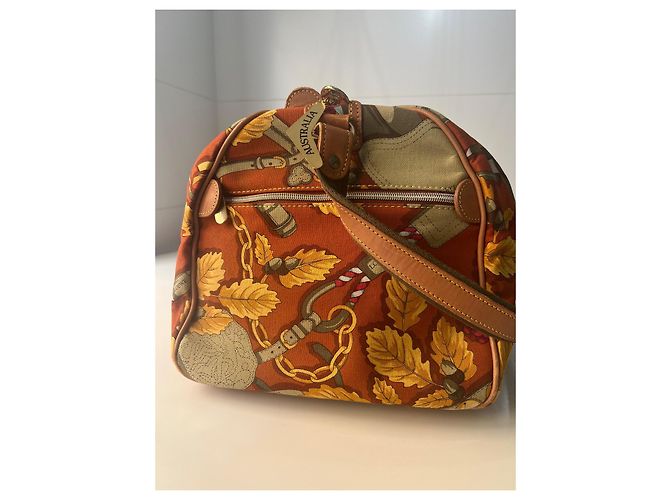 Borsa da viaggio Loewe in pelliccia verde giallo marrone Marrone chiaro Marrone scuro - vista 14