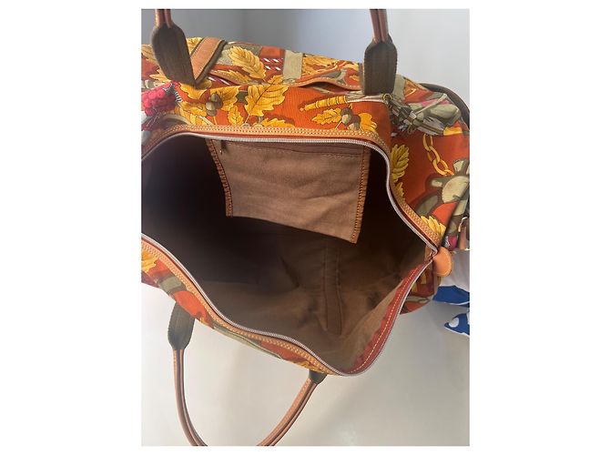 Borsa da viaggio Loewe in pelliccia verde giallo marrone Marrone chiaro Marrone scuro - vista 20
