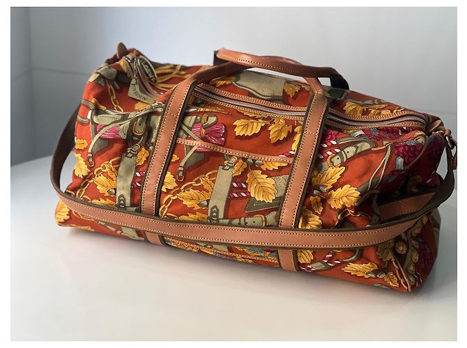 Borsa da viaggio Loewe in pelliccia verde giallo marrone Marrone chiaro Marrone scuro - vista 4