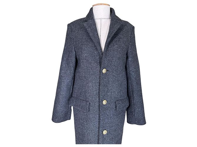 Zadig & Voltaire Abrigo Mio de un solo botón Gris oscuro Gris antracita - vista 5