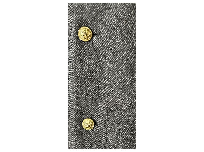 Zadig & Voltaire Abrigo Mio de un solo botón Gris oscuro Gris antracita - vista 6