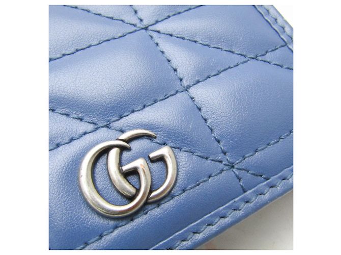 Cartera de cuero para mujer Gucci GG Marmont 466492 - vista 8