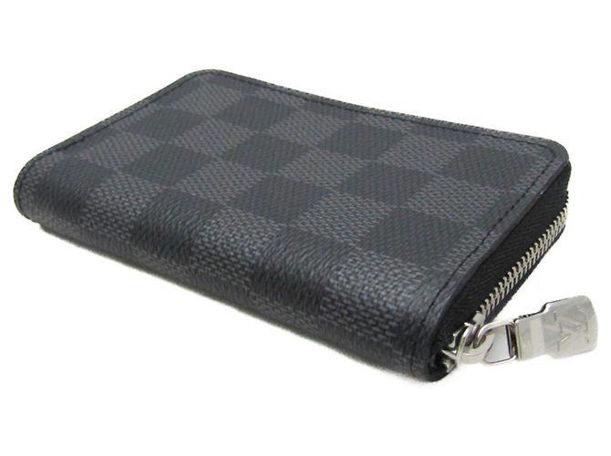 Portafoglio Zippy Damier Graphite Louis Vuitton Nero - vista 2