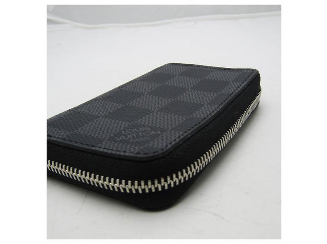 Portafoglio Zippy Damier Graphite Louis Vuitton Nero - vista 6