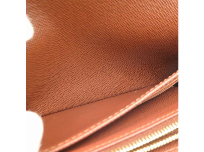 Cartera Larga Monograma Sarah de Louis Vuitton Castaño - vista 8