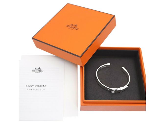 Hermès Bracciale Boucle Cellier Hermes in Argento 925 - vista 3