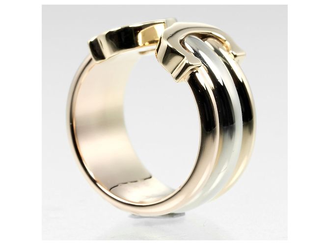 Anello 2C Cartier in oro 18K - vista 3