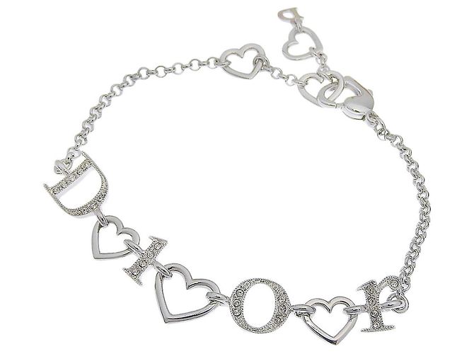 Bracciale charm in argento Christian Dior - vista 2