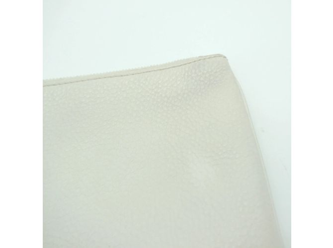 Borsa Clutch Balenciaga Clip M Bianco - vista 10
