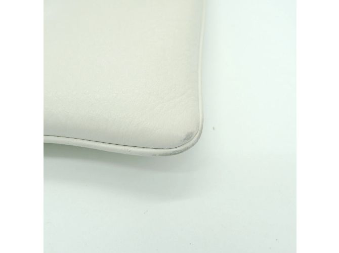 Borsa Clutch Balenciaga Clip M Bianco - vista 8