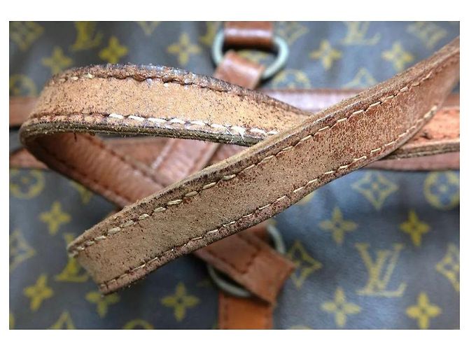 Abbesses Louis Vuitton Sac de voyage Keepall 40 Vintage monogram Marron - vue 3