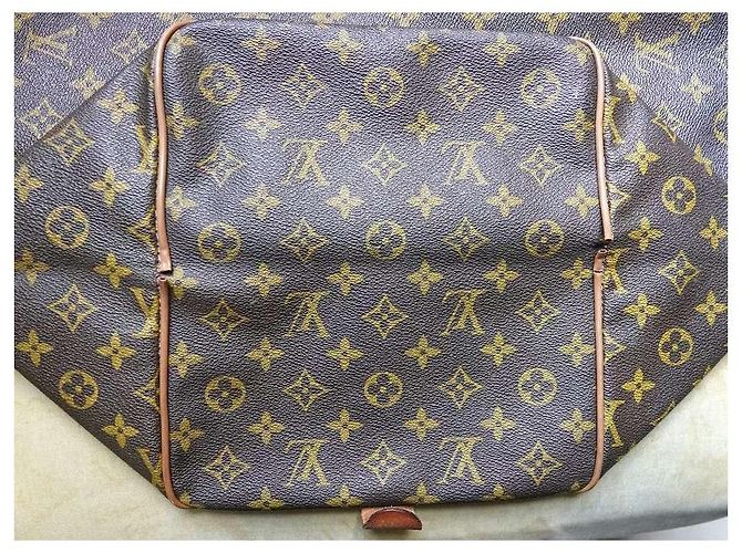 Abbesses Louis Vuitton Sac de voyage Keepall 40 Vintage monogram Marron - vue 6