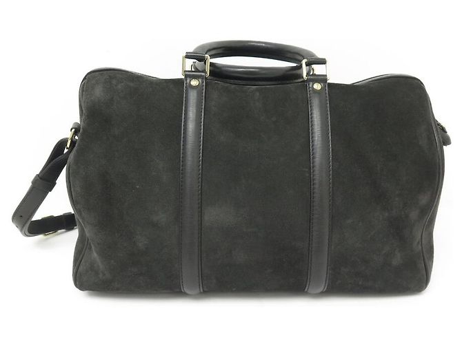 BORSA LOUIS VUITTON SOFIA COPPOLA GM 36CM SUEDE ASFALTO Grigio antracite - vista 2