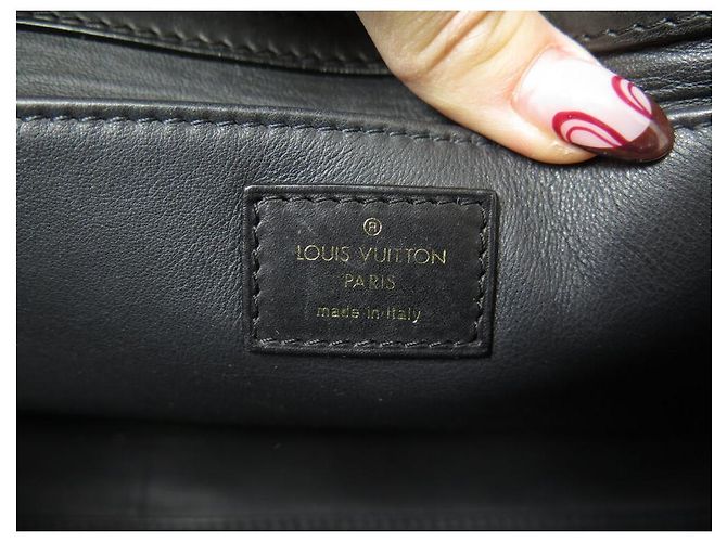 BORSA LOUIS VUITTON SOFIA COPPOLA GM 36CM SUEDE ASFALTO Grigio antracite - vista 8