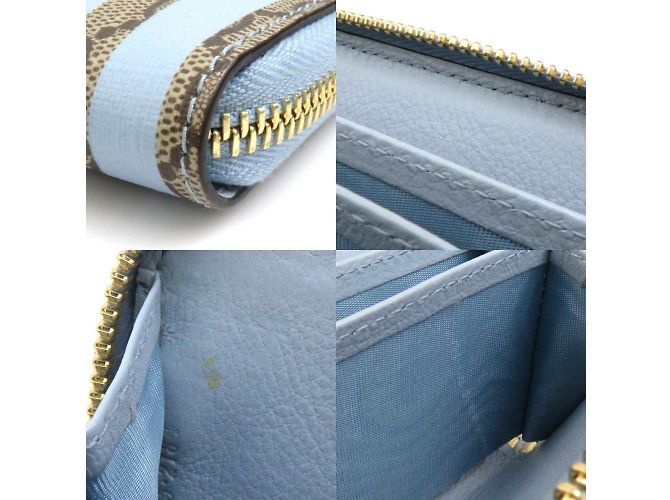 Monedero de lona GG Supreme de Gucci Castaño Azul - vista 3