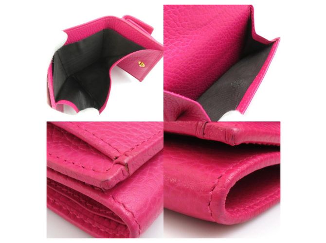 Marmont Gucci Pink Leder Dreifach-Brieftasche - Ansicht 3