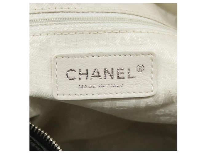 CHANEL Borsa a Mano Tweed Giallo Argento CC Auth bs19419 - vista 24