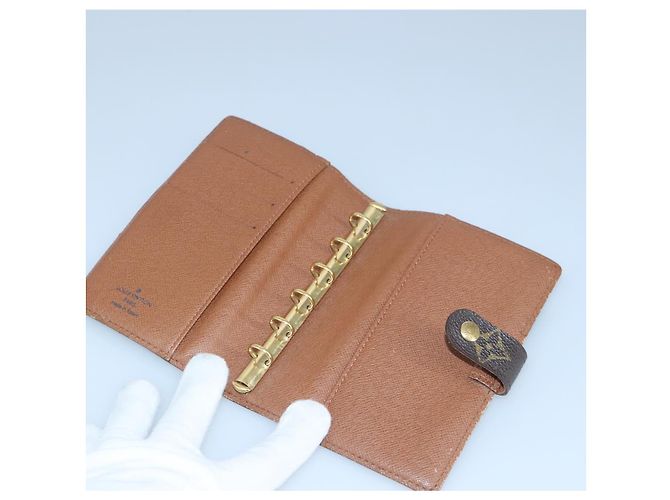 LOUIS VUITTON Cubierta de Agenda PM Monogram R20005 LV Auth ar12745 Monograma - vista 9