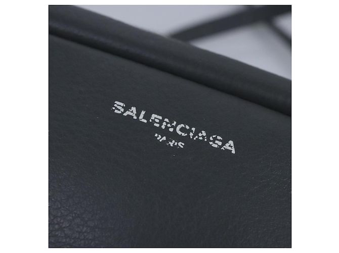 Borsa a spalla in pelle BALENCIAGA Everyday camera S grigia Auth hk1763 Marrone - vista 17